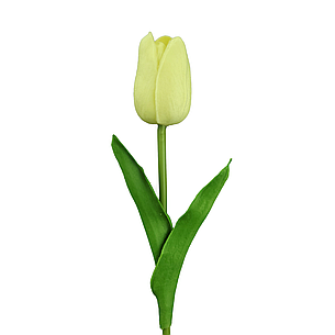 Штучний тюльпан блідо-жовтий CLN-095, фото 1