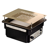 Вбудовувана манікюрна витяжка Teri Turbo чорна (решітка золото)