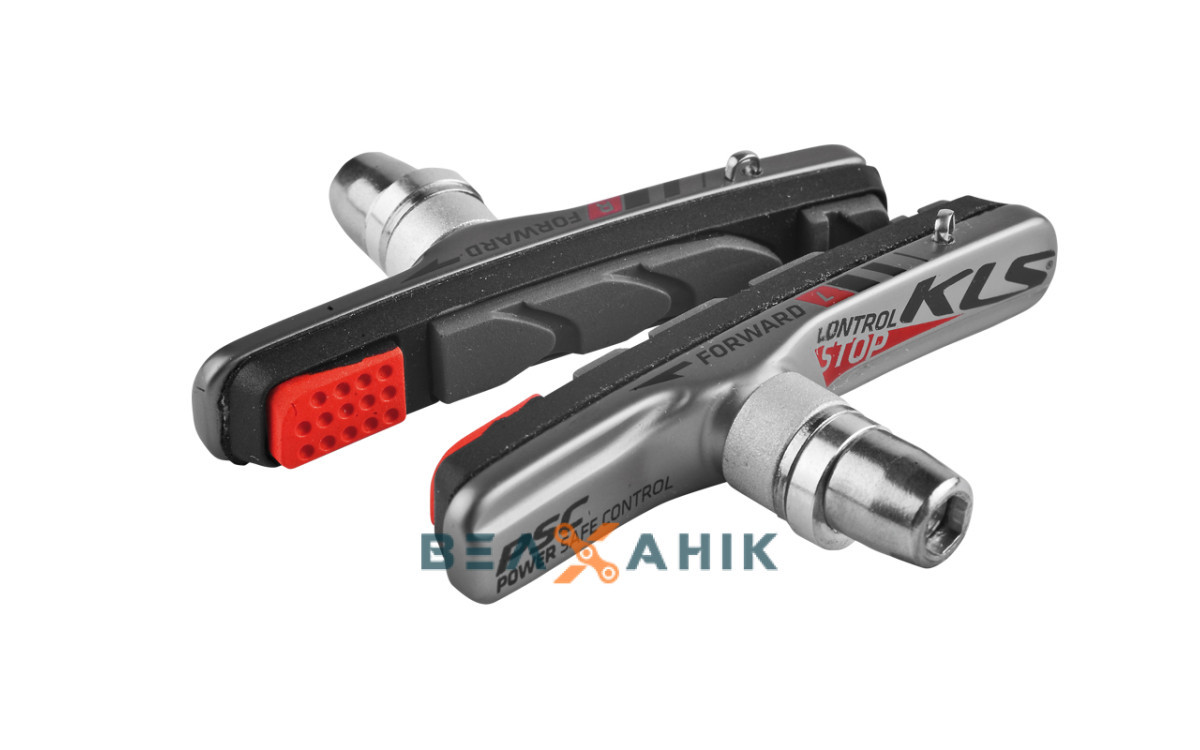 Колодки гальмівні V-brake (ободні) KLS Controlstop V-01 катриджні