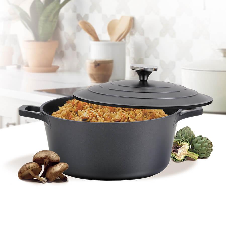 Каструля жароміцна з кришкою Maestro MR 4320 2.5 л 20 см