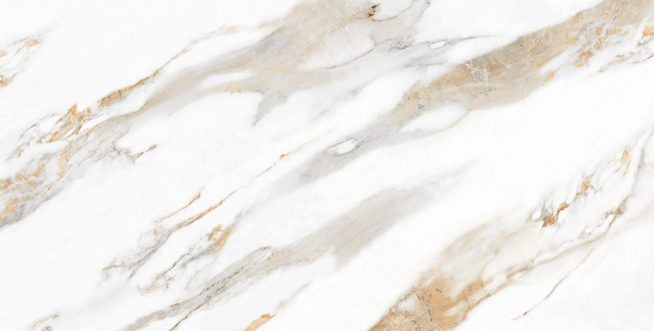 Плитка Inter Gres CALACATTA GOLD сіро-бежева 600*1200 (POLISHED)