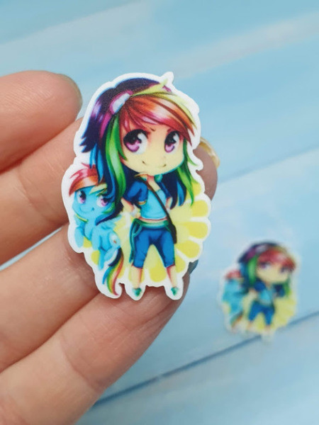 Серединка для бантів - Літл поні (Іскорка), 4 см, шт, фото 1