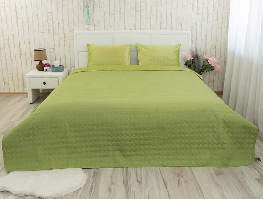 Шикарні покривала стегане покривало 220х240 шикарні мікрофібра, покривало на двоспальне ліжко велюр, фото 1