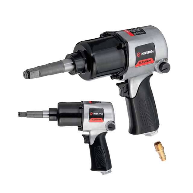 Гайковерт пневматичний, ударний, професійний, 1/2", 576 Нм., 7500 об/хв. INTERTOOL PT-1103, фото 1