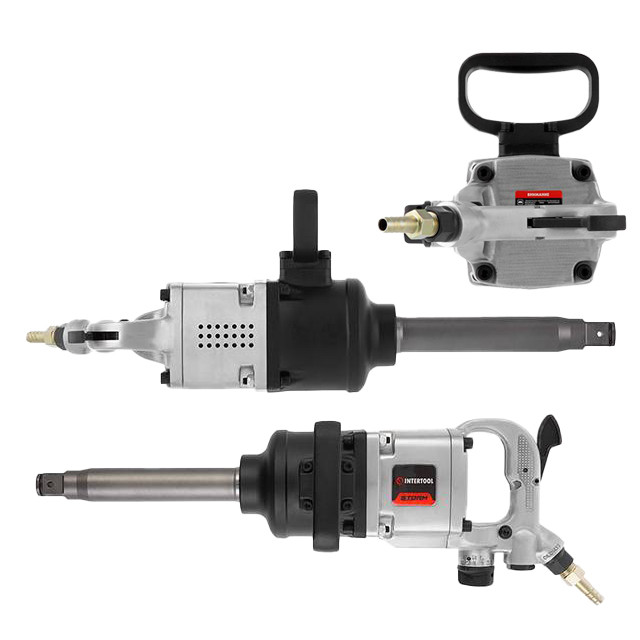Гайковерт пневматичний 1", 2200 Нм, професійний INTERTOOL PT-1104, фото 1