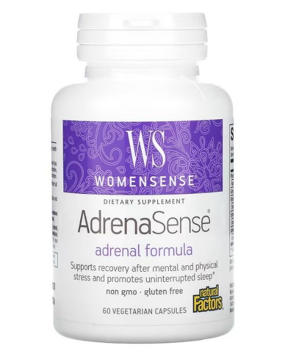 Комплекс для підтримки надниркових залоз WomenSense AdrenaSense Natural Factors 60 капсул