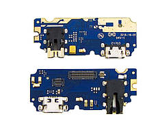 Роз'єм заряджання для Meizu U10 на платі з мікрофоном і компонентами