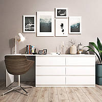 Стіл комод Гермес Білий Шовк