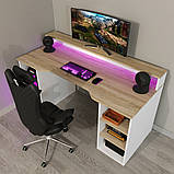 Компютерний стіл Маршал Сонома /Білий Шовк, фото 3