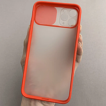 Чохол для Apple iPhone 11 Pro Max чохол зі шторкою для камери на телефон айфон 11 про макс червоний cur, фото 2