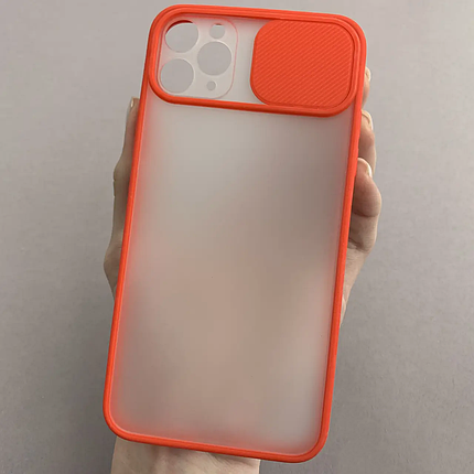 Чохол для Apple iPhone 11 Pro Max чохол зі шторкою для камери на телефон айфон 11 про макс червоний cur, фото 1