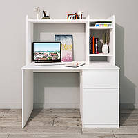 Стіл письмовий для ноутбука з надставкою Гайд білий