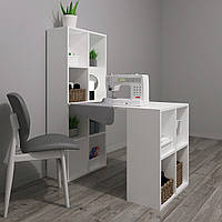 Стіл для рукоділля Форс Modern на 12 секцій ЛДСП Білий