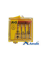 Бор алмазний з довгою ніжкою A2L, червоний (A2LF), (R&S), 1 шт.