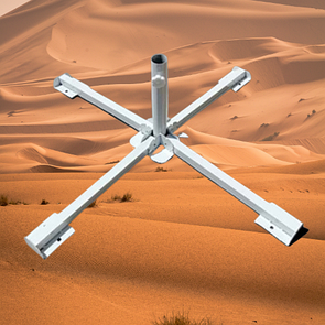 Підставка  для парасольки розкладна, тримач під торгову парасольку , 4 ніжки , біла