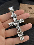 Срібний православний хрест, фото 3
