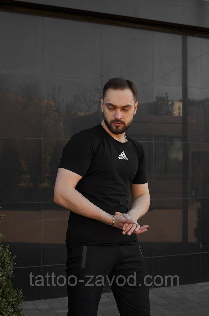 Футболка чоловіча чорна S M XL XXL 3XL