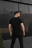 Футболка чоловіча чорна S M XL XXL 3XL, фото 4