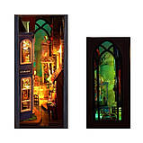 Бук Нук Магічна вулиця Book Nook Magic Spell Street книжковий куточок DIY TC-24 + купол, фото 5