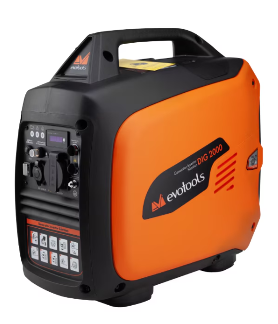 Генератор інверторний бензиновий Evtools DIG 2000 2.2 кВт 2.7 к.с 4 л, фото 1