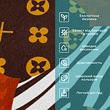 Вологопоглинаючий килимок Happy 38х58 см, діатомітовий придверний килимок для передпокою, фото 6