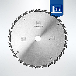 Пильний диск для деревини Leniv D400 z32 поздовжнього пиляння з твердосплавними пластинами