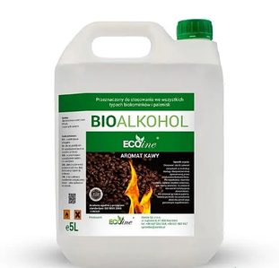 Паливо до біокамінів ECOline 5 Л. С АРОМАТОМ КАВА