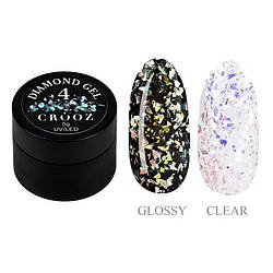 Гель для дизайну CROOZ DIAMOND GEL #4, 5 мл