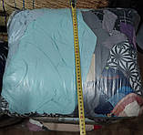 Ганчір'я х/б кольорове постільна білизна (простирадла,  наматрацники, наволочки) обтиральне універсальне упаковка поліетилен 10кг, фото 4