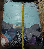 Ганчір'я х/б кольорове постільна білизна (простирадла,  наматрацники, наволочки) обтиральне універсальне упаковка поліетилен 10кг, фото 6