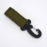 Тримач-карабін навесний хакі, фото 3