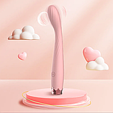 Вібратор силіконовий для точки G, стимулятор вагінальний із вигнутою головкою, Інтимні іграшки, фото 5