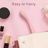 Вібратор силіконовий для точки G, стимулятор вагінальний із вигнутою головкою, Інтимні іграшки, фото 2