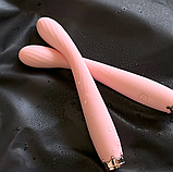 Вібратор силіконовий для точки G, стимулятор вагінальний із вигнутою головкою, Інтимні іграшки, фото 7