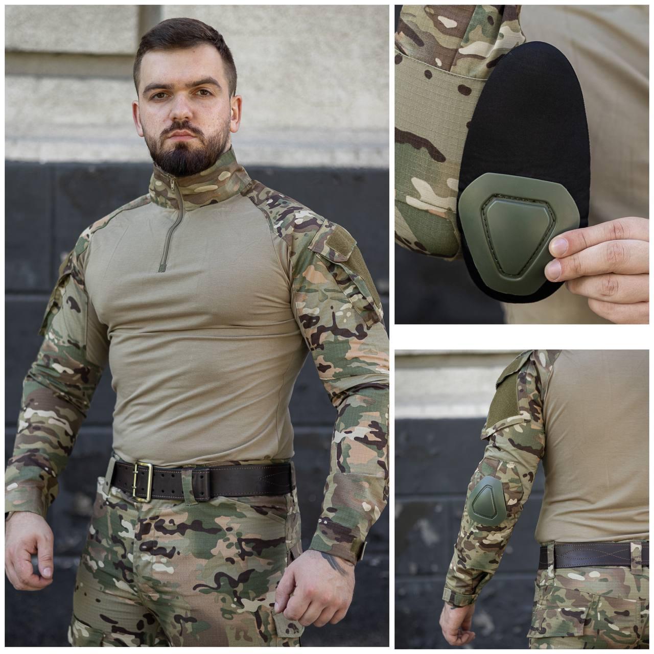 Тактична сорочка Ubacs (Убакс) Hawk Rip-Stop Gen-2 з налокітниками (мультикам)