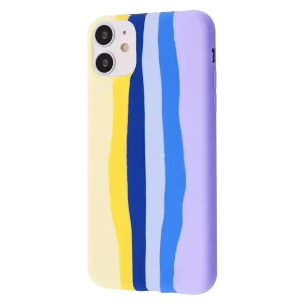 Силіконовий Чохол Rainbow для iPhone 11, фото 1