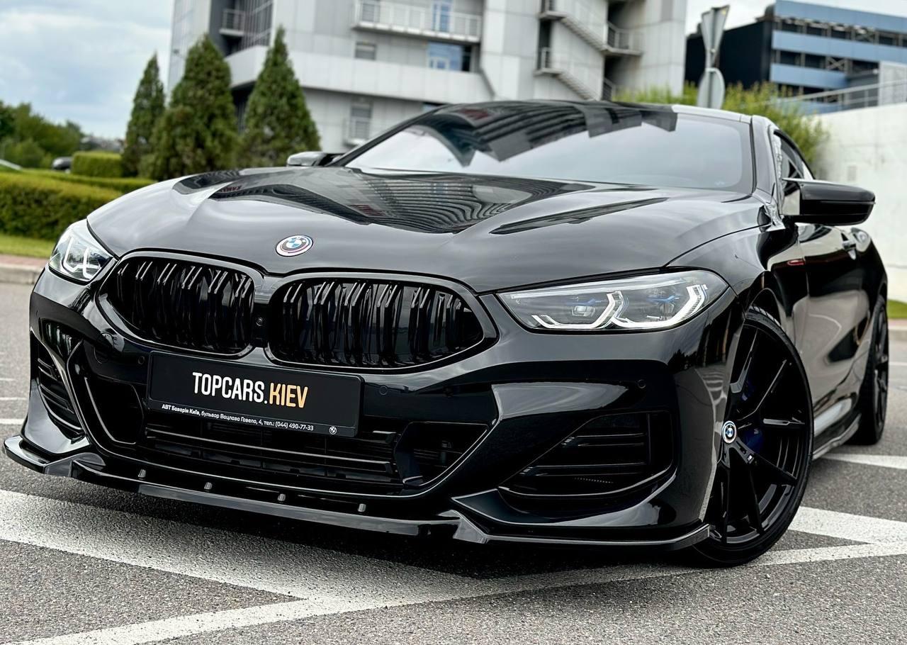 Спліттер BMW 8 G15 G16 тюнінг елерон переднього бампера (V3), фото 1