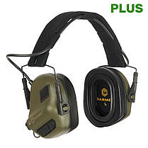Активні навушники тактичні Earmor M31 PLUS Олива, фото 3