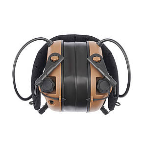 Навушники активні стрілецькі Earmor M31 PLUS Койот Brown, фото 4