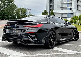 Дифузор BMW 8 G14 G15 M-Sport тюнінг обвіс спідниця елерон (V2)