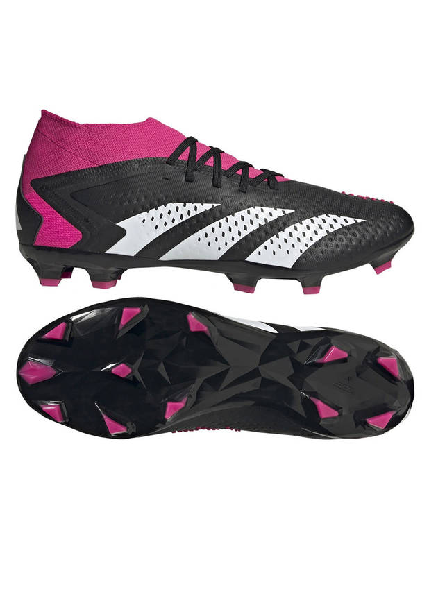 Бутси футбольні чоловічі Adidas Predator Accuracy.3 FG UNI Black/Pink, фото 1