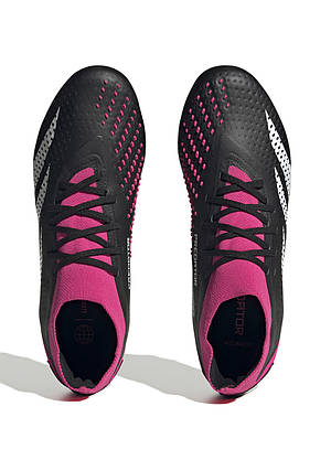 Бутси футбольні чоловічі Adidas Predator Accuracy.3 FG UNI Black/Pink, фото 4