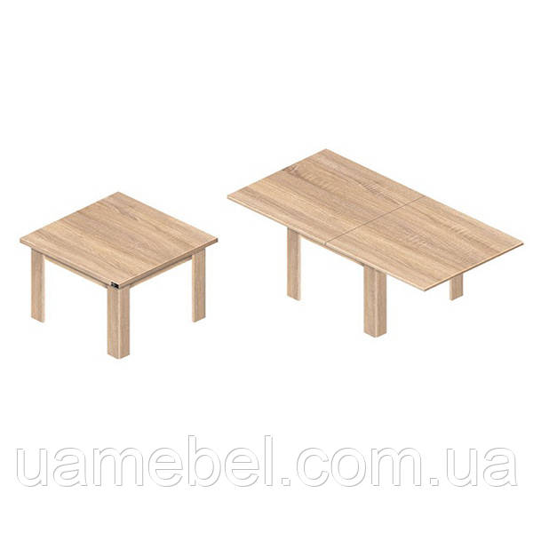 Стіл розкладний дуб сонома/дуб вінтаж Модерн