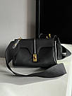 Жіноча сумка Селін чорна Celine Black Teen Soft 16 In Smooth Calfskin, фото 5