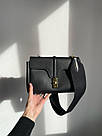 Жіноча сумка Селін чорна Celine Black Teen Soft 16 In Smooth Calfskin, фото 7