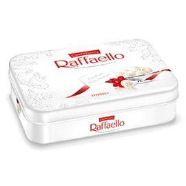 21914_Придатний до 2025-08-19 Цукерки Raffaello з мигдальним горіхом ж/б, 300 г (Раффаелло)