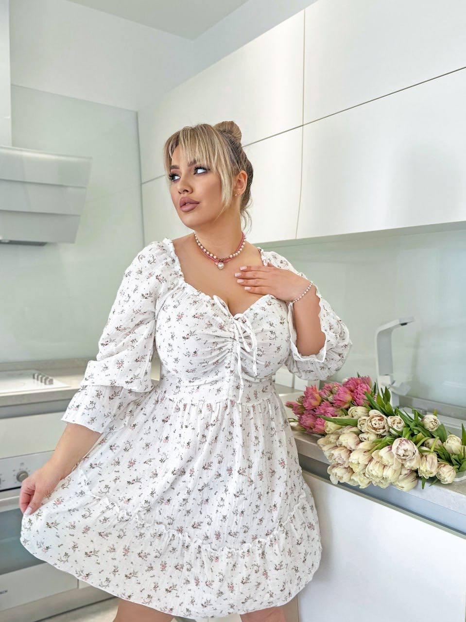 Сукня муслінова коротка