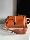 Жіноча сумка Селін коричнева Celine Brown Teen Soft 16 In Smooth Calfskin, фото 10