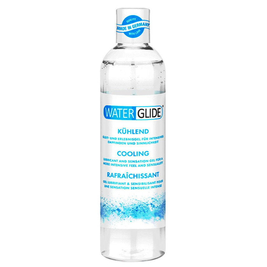 ПОТЕРТА БУТИЛКА! Лубрикант WATERGLIDE 300ML COOLING Кітті, фото 1