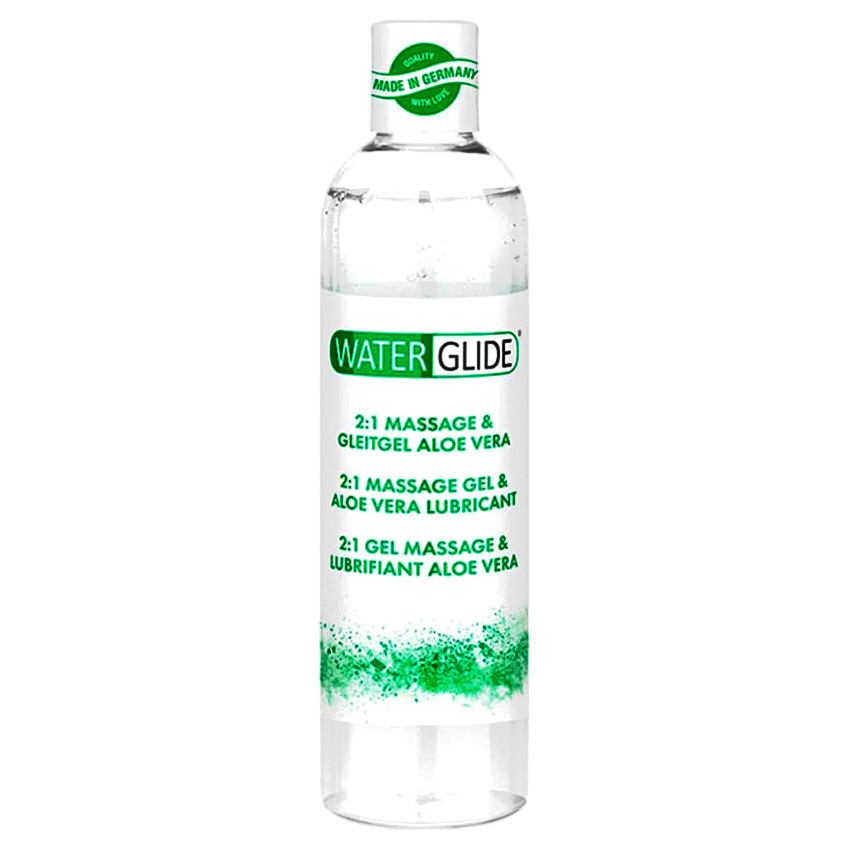 ПОТЕРТА БУТИЛКА! Лубрикант WATERGLIDE MASSAGE & LUBRICANT ALOE VERA KityS, фото 1